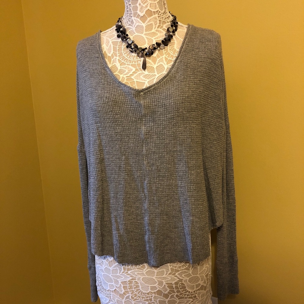 Anthropologie Saturday Sunday Oversize Thermal Top